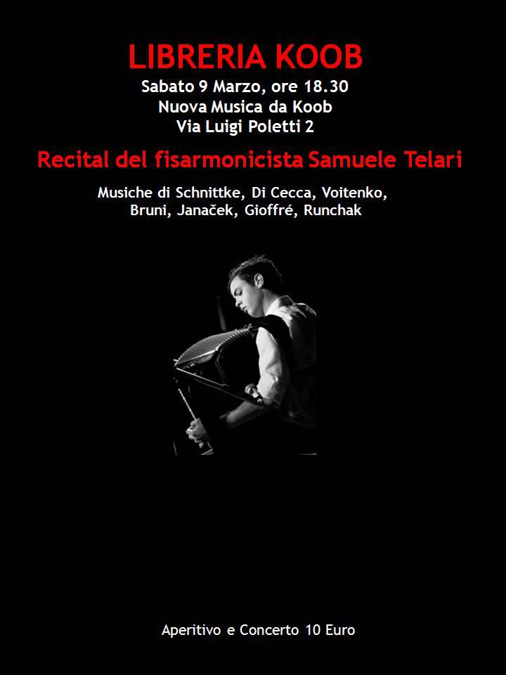 Samuele Telari's Recital: Poster