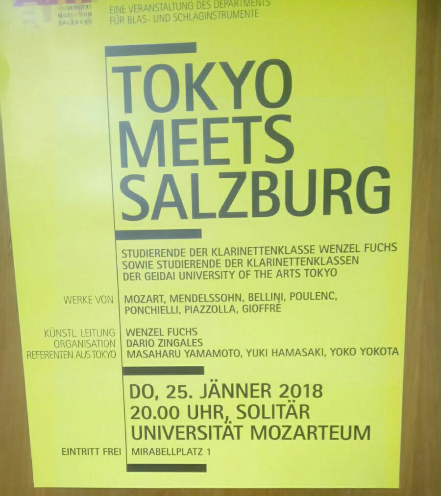 “Tokyo Meets Salzburg” (poster)